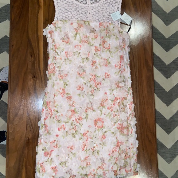 karl lagerfeld- pink flower dress 6 - Picture 3 of 4